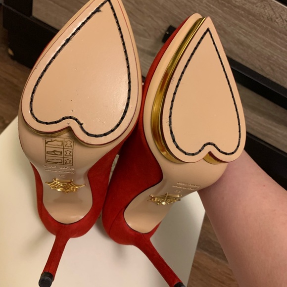Charlotte Olympia red pumps - Picture 4 of 4